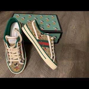 GUCCI Disney Mikey Mouse Sneakers With GG Guccis sims Logo